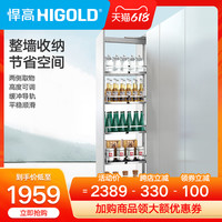 HIGOLD/悍高 高柜拉篮 厨房橱柜调味篮碗篮橱柜
