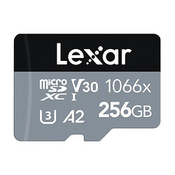 Lexar 雷克沙 MicroSD存储卡 256GB（UHS-I、V30、A2)