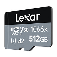Lexar 雷克沙 MicroSD存储卡 512GB（UHS-I、V30、A2)
