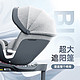 babyFirst 宝贝第一 Babyfirst）汽车儿童安全座椅 isofix接口（约0-4-7岁）360°旋转 i-Size认证 灵悦(R153B) 北极灰