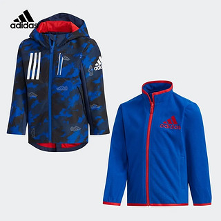 阿迪达斯 adidas小童冬季训练运动棉服 EH4148 EH4150