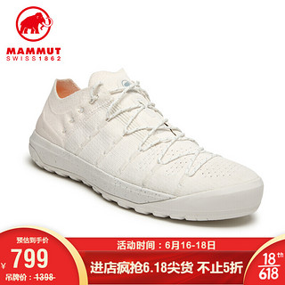 MAMMUT(锅具) MAMMUT猛犸象Hueco男弹性织物表面复古意式低帮小白鞋 亮白色 43.5