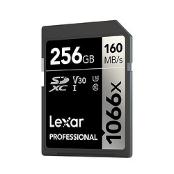 Lexar 雷克沙 1066X SD存储卡 256GB（UHS-I、V30、U3）