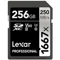 Lexar 雷克沙 PROFESSIONAL SD存储卡 256GB（UHS-II、V60、U3)