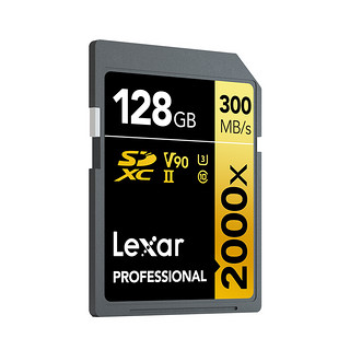 Lexar 雷克沙 PROFESSIONAL SD存储卡 128GB（UHS-II、V90、U3)