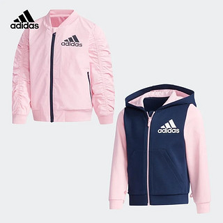 阿迪达斯 adidas小童训练梭织夹克DY9236