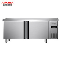 澳柯玛（AUCMA）1.2米冷冻保鲜工作台 商用厨房冰箱 不锈钢风冷操作台冰柜 HF-12A8W