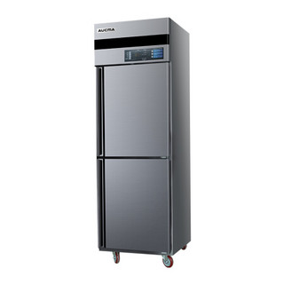 澳柯玛（AUCMA）商用不锈钢厨房冰箱 水果蔬菜立式保鲜展示柜 大容量冷冻保温冰柜饮料柜 VF-405AW