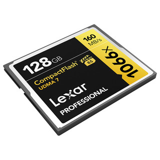  Lexar/雷克沙 PROFESSIONAL 读160MB/s 写155MB/s CF存储卡