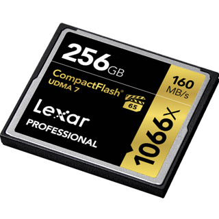 Lexar 雷克沙 PROFESSIONAL CF存储卡 256GB（160MB/s)