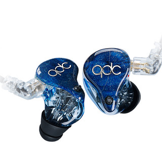 qdc 双子座Gemini 定制私模版 入耳式有线耳机 蓝色 3.5mm
