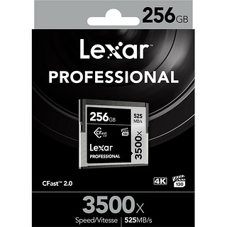 Lexar 雷克沙 PROFESSIONAL CF存储卡 256GB（525MB/s)