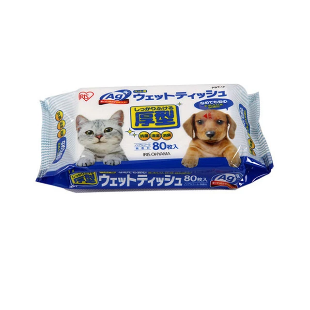 IRIS 爱丽思 猫狗通用 银离子宠物湿巾