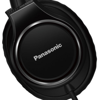 Panasonic 松下 RP-HD5GK-K 耳罩式头戴式有线耳机 黑色 3.5mm