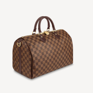 LOUIS VUITTON 路易威登 SPEEDY系列 手袋(配肩带) N41366 棕色 35