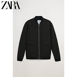 ZARA 03918485800 男士口袋饰飞行员夹克