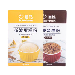 Bakerdream 百钻 安琪百钻微波炉蛋糕粉 200g*2袋