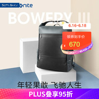 Samsonite/新秀丽双肩包男 商务时尚简约电脑包 轻盈超大容量男士背包TM3*09001  黑色