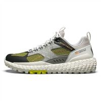 SKECHERS 斯凯奇 Skechers斯凯奇男子复古老爹鞋户外运动休闲鞋男鞋怪兽鞋666131 灰色/柠檬色GYLM 42