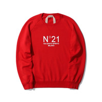 N°21 女士简约印花卫衣