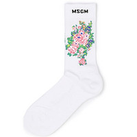 MSGM 花卉嵌花中筒袜