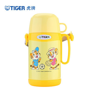 限地区、SUPER会员：TIGER 虎牌 双层真空杯 500ml 黄色