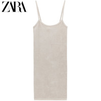 ZARA 07901389712 女装无缝白色连衣裙