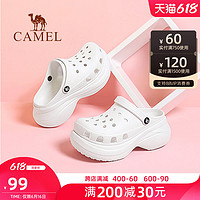 CAMEL 骆驼 洞洞鞋户外女士夏季新款休闲时尚舒适轻便外穿包头凉鞋拖鞋女