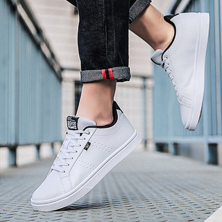 361°361板鞋男鞋女鞋夏季新款休闲鞋小白鞋百搭情侣鞋子白色运动鞋男（35、羽毛白/冰川蓝-681936614）