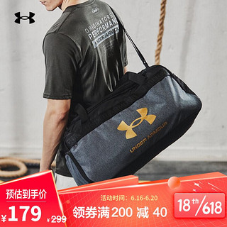 UNDER ARMOUR 安德玛 官方UA Loudon男女中号运动旅行包Under Armour1360464 黑色002 均码