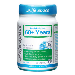 life space 老人益生菌胶囊 60粒*2瓶