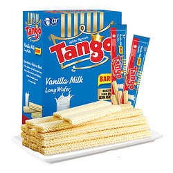 Tango 坦格 印尼进口 Tango威化饼干 休闲零食 香草夹心威化饼干160g