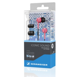 SENNHEISER 森海塞尔 CX215 入耳式降噪有线耳机 红色 3.5mm