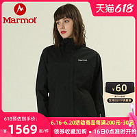 Marmot 土拨鼠 2021春夏新款户外戈尔GTX防水透气女防风冲锋衣夹克