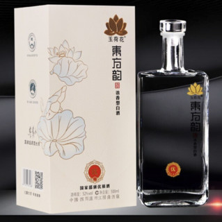 玉荷花 东方韵 52%vol 浓香型白酒 500ml 单瓶装