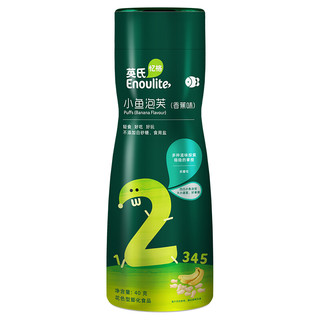 Enoulite 英氏 多乐能系列 小鱼泡芙 2阶 香蕉味 40g