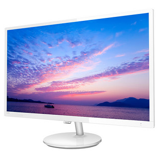 PHILIPS 飞利浦 E系列 325E8SW 31.5英寸 VA FreeSync 显示器(2560×1440、75Hz) 白色