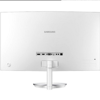 SAMSUNG 三星 C27F591FDC 27英寸 VA 曲面 显示器(1920×1080、60Hz）底座银色