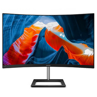 PHILIPS 飞利浦 晶翼 328E1CA 31.5英寸 VA 曲面Adaptive Sync显示器 (3840×2160、60Hz、120.5%sRGB)