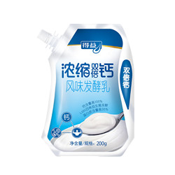 得益 浓缩双倍钙发酵乳酸奶 200g