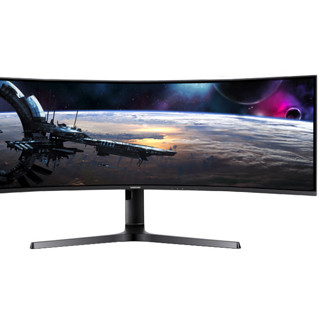 SAMSUNG 三星 C43J890DKC 43英寸 VA 曲面 显示器(3840x1200、120Hz 、Type-C)