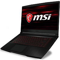 MSI 微星 侠客 GF63 15.6英寸 游戏本 黑色(酷睿i5-10200H、GTX 1650 Max-Q 4G、16GB、512GB SSD、1080P、IPS、144Hz、10SCSR)