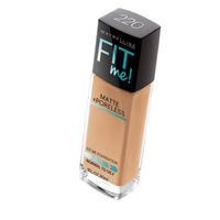 MAYBELLINE 美宝莲 FIT ME系列定制柔雾粉底液 #220自然偏黄 30ml