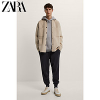ZARA 05854400251 男装羊毛衬衫式夹克