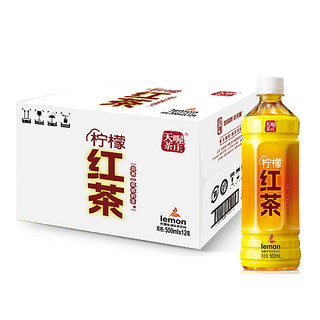 天喔茶庄 柠檬红茶 500ml*12瓶