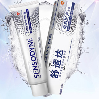 SENSODYNE 舒适达 基础护理系列 抗敏感美白配方牙膏 180g