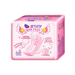 LADYCARE 洁婷 透气双U纤巧棉柔日用卫生巾 24.5cm*5片*2包+24.5cm*10片*6包