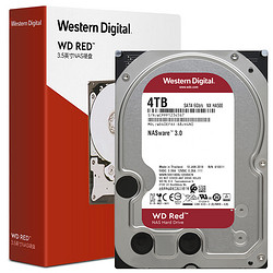 Western Digital 西部数据 红盘系列 3.5英寸NAS硬盘 4TB 256MB(5400rpm、SMR)WD40EFAX