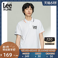 Lee XLINE 21春夏新品标准版型多色Polo衫男翻领短袖T恤L438194CJ