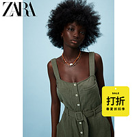 ZARA [折扣季] 女装 质感长款连体裤 04786111505